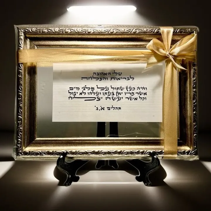 מתנה בכתב סת"ם על קלף ממוסגר, דוגמה 7